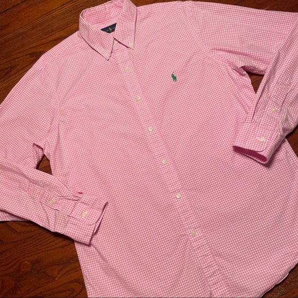 polo long sleeve button up